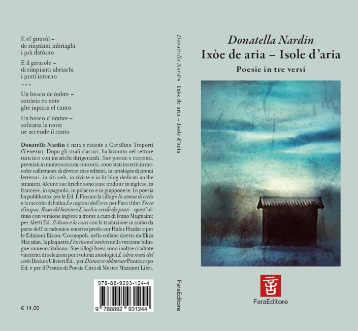 Copertina della raccolta Ixòe de ària-Isole d'aria di Donatella Nardin_page-0001